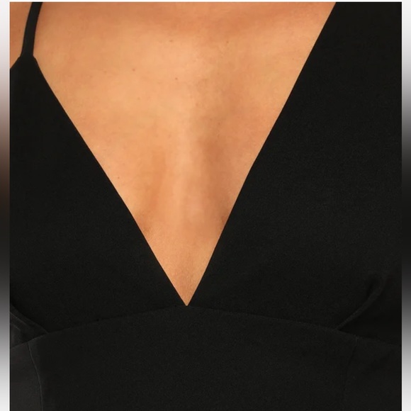 Lulus Black Asymmetrical Bodycon Mini Dress - Picture 4 of 7